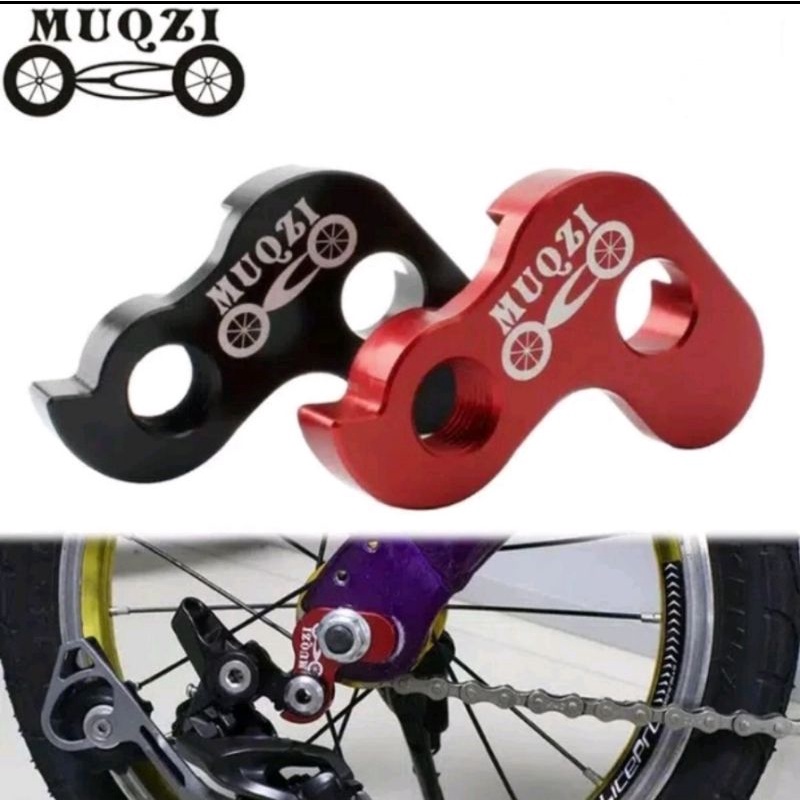 MUQZI Read end hanger rd cantolan gantungan dudukan tempat pasang adaptor adapter drop out untuk sepeda lipat folding bike fixie federal drop out