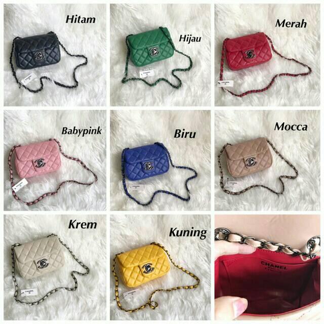 Chanel baby sling bag