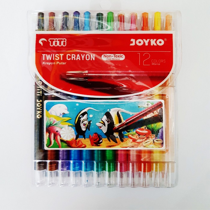 

JOYKO TITI TWIST CRAYON SET 12 WARNA