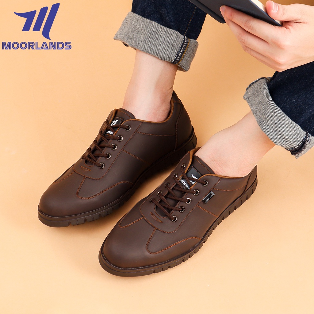 Sepatu Sneaker Putih Pria Sneaker kasual pria Sepatu Santai Pria Original MOORLANDS