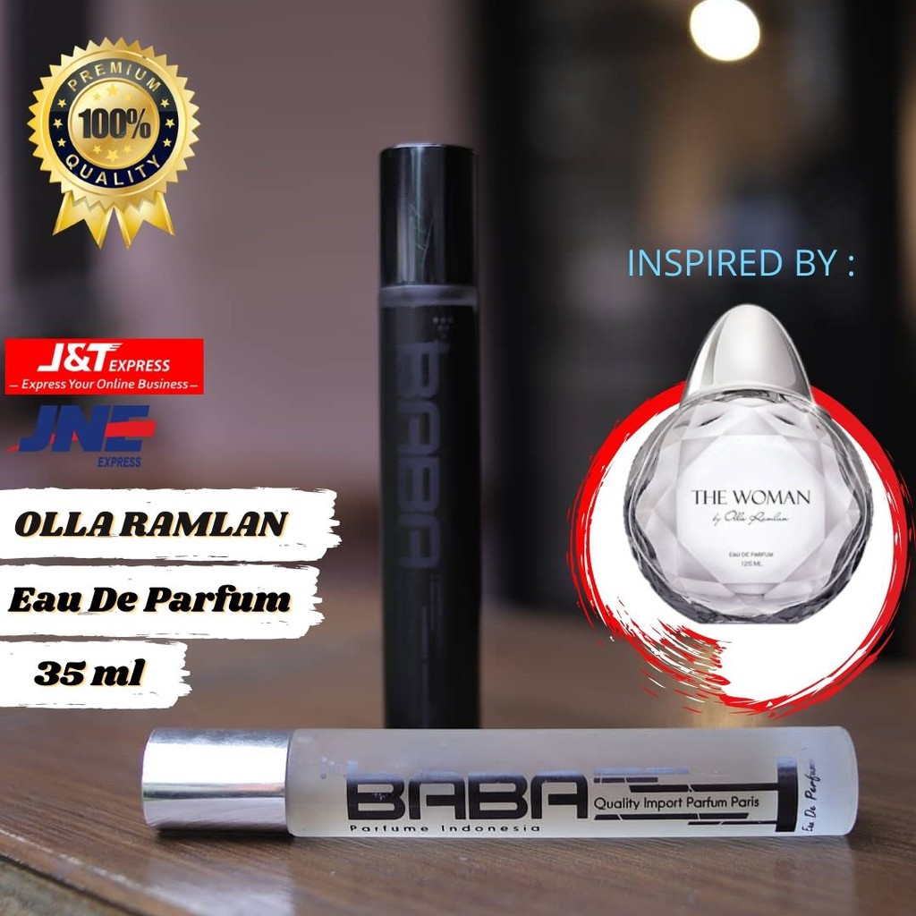 baba parfum perempuan the woman olla ramlan minyak wangi cewek non alkohol murah tahan lama 35ml