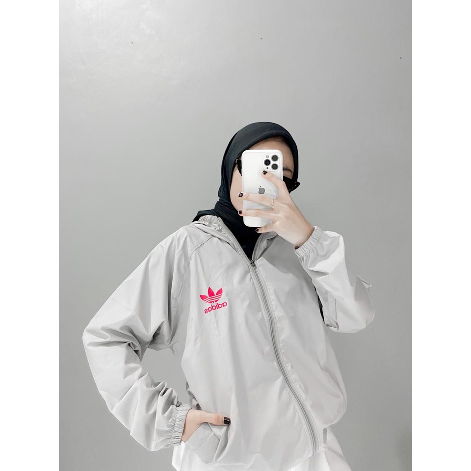 Jaket Olahraga Parasut Pria dan Wanita , Sauna Suit, Jogging, Lari, Bersepeda, Despo, Gym Fitnes, Senam, Pria dan Wanita-8