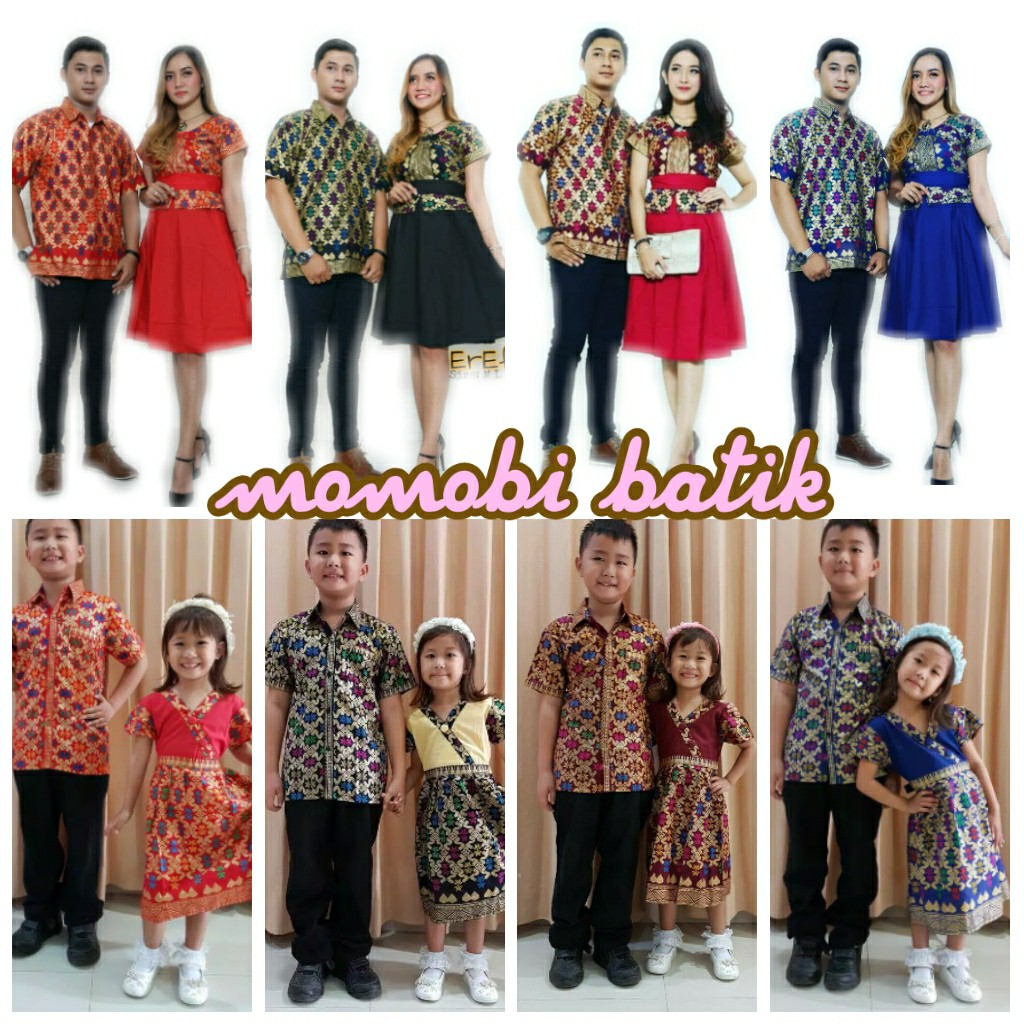 Diskon Batik Couple Dress Wanita Kemeja Pria Lengan Pendek Batik Anak Sarimbit Veve dKMlgOFokDVK8