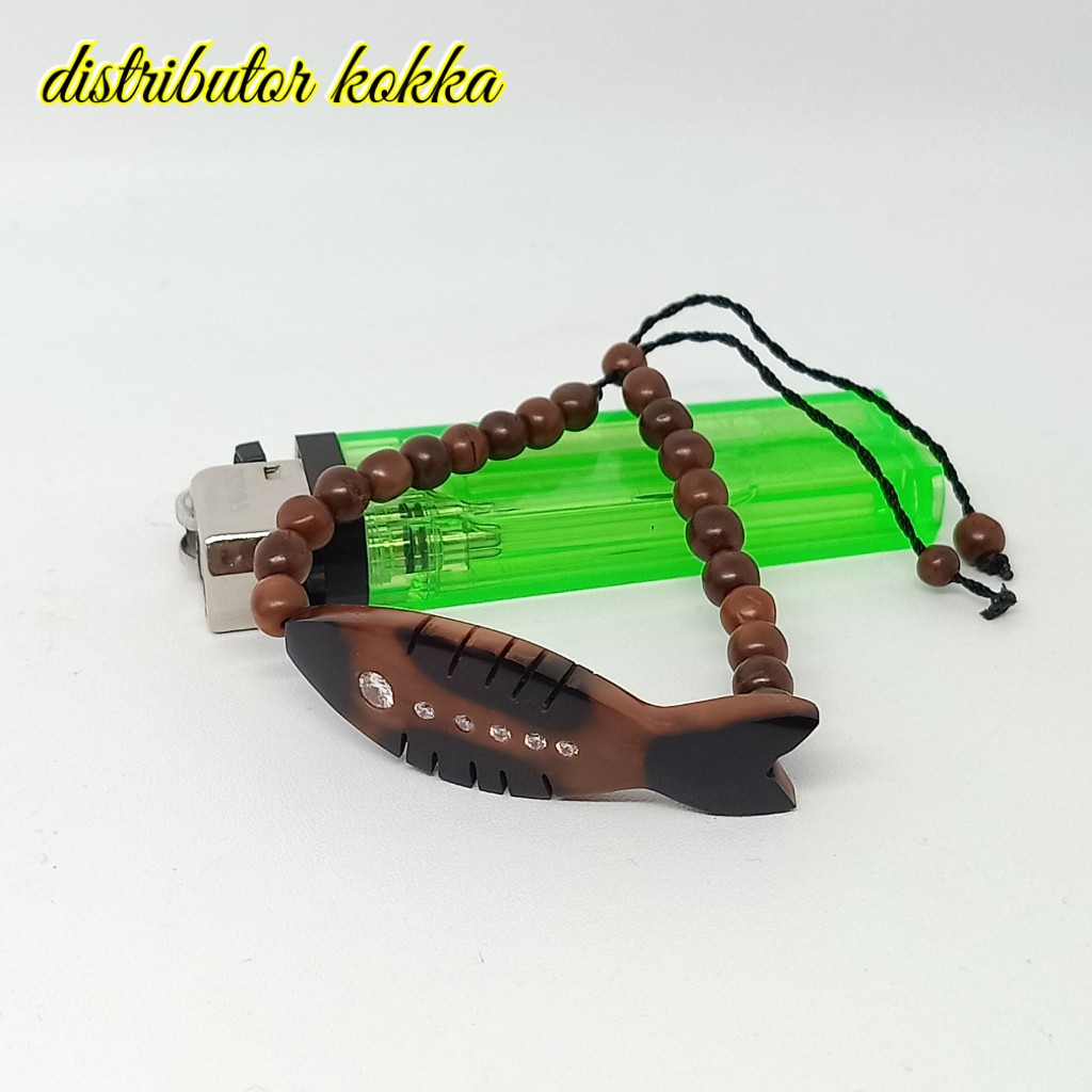 ( SUPER MURAH ) Gelang kokka kaukah  mata ikan coklat