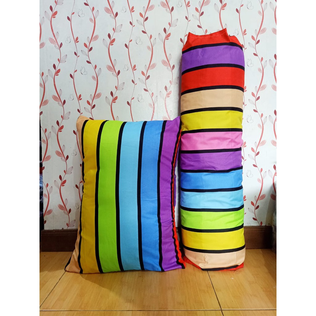 Sarung Bantal Dan Guling 1 Set Motif Dan Karakter