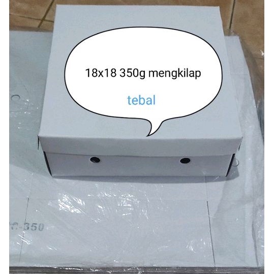 

kardus nasi box polos 18×18 mengkilap tebal 350g