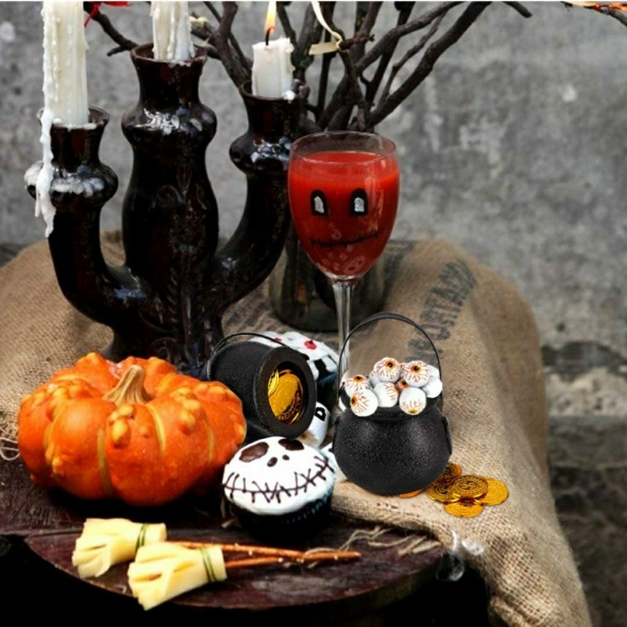 Witch candy cauldron kettles Halloween props pot nenek sihir