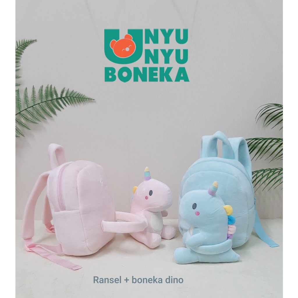 Tas Ransel dino size 26cm/tasanak/ranselanak/tassekolah/hadiah/lucu