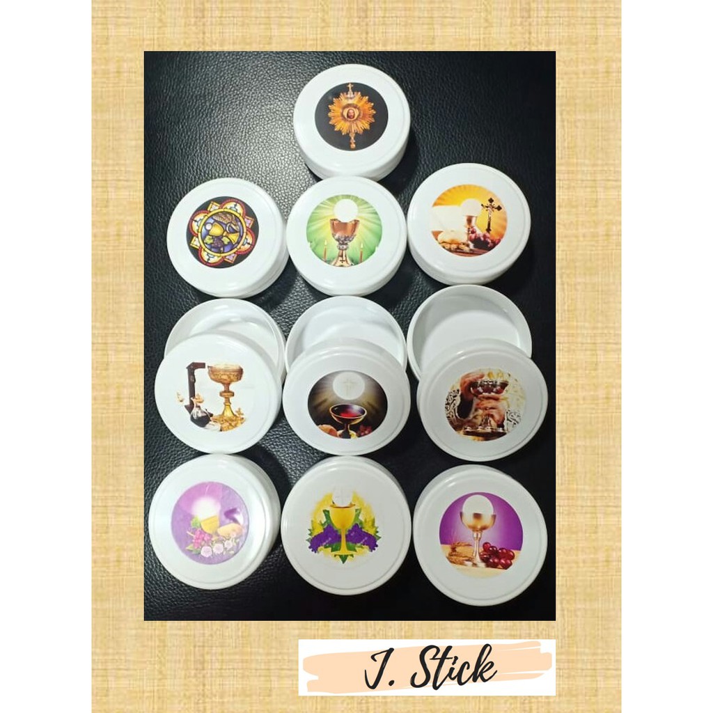 Wadah Rosario (Piksis) | Plastik Ulir | Diameter 6cm