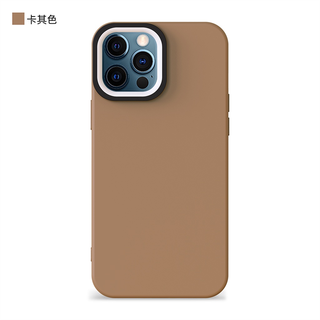 Liquid Silicone Phone case for iPhone 13 12 11 Pro MAX 7+ 8Plus XR XS MAX Lens protector soft shockproof back cover