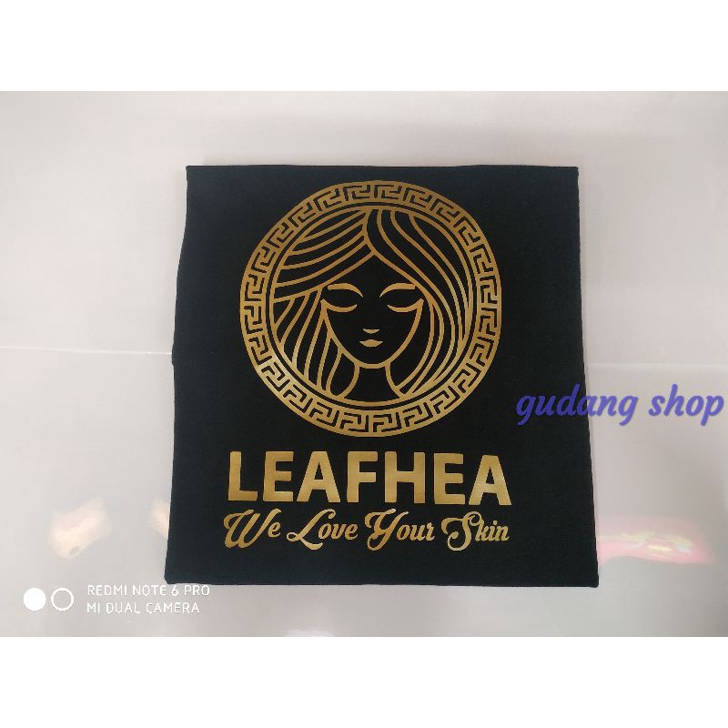 kaos tshirt pria wanita leafhea sablon gold emas combet 30s