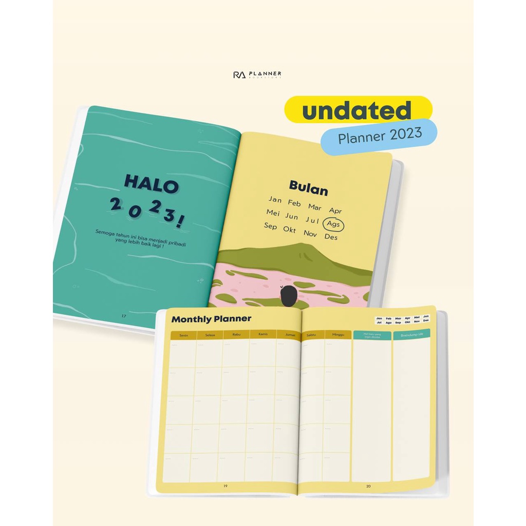 

Terlaris ✨ - READY RA PLANNER BOOK 2023 BUKU AGENDA CATATAN HARIAN KERJA, BINDER A5 Daily Planner / To Do List / Weekly Planner / Bullet Journal / Meal Planner3.1.23