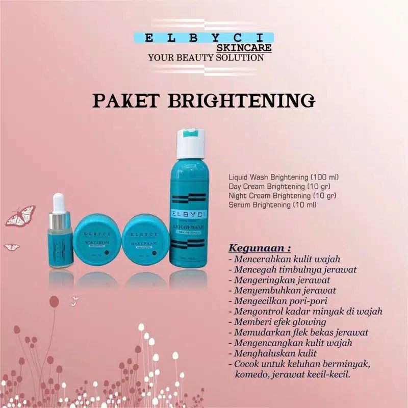 ELBYCI PAKET BRIGHTENING