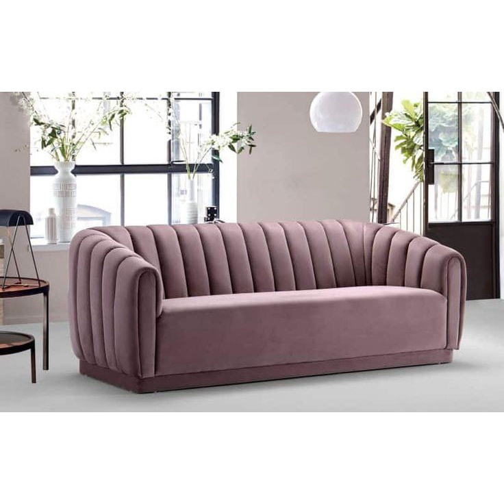 sofa tamu pink