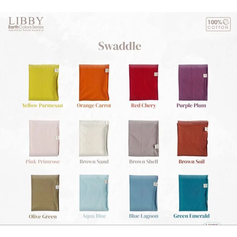 BEDONG LIBBY EARTH SWADDLE 85 X 105 CM PER PCS