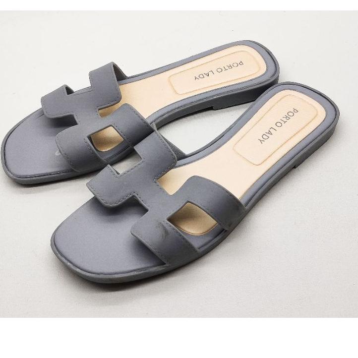 PROMOSI  3.3 TERMURAH - SUN-FIRLY SANDAL SELOP H IMPORT /SANDAL JELLY SELOP H POLOS /SANDAL FLAT WAN