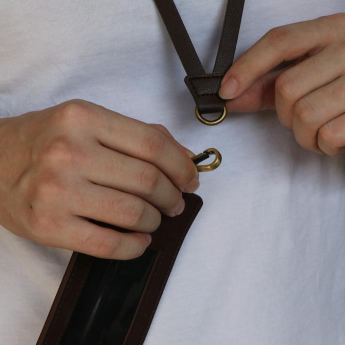 

NAME TAG-LANYARD 201 BROWN