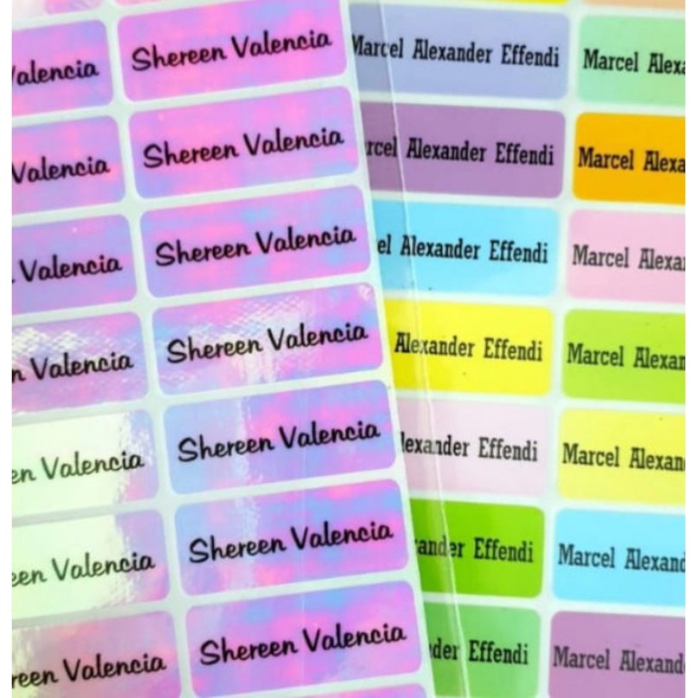 

Label Nama Waterproof (size S, M, L)