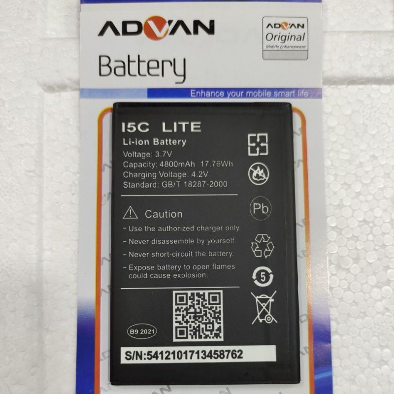 Baterai | Battery | Batre Advan i5C Lite | i5C Duo Original