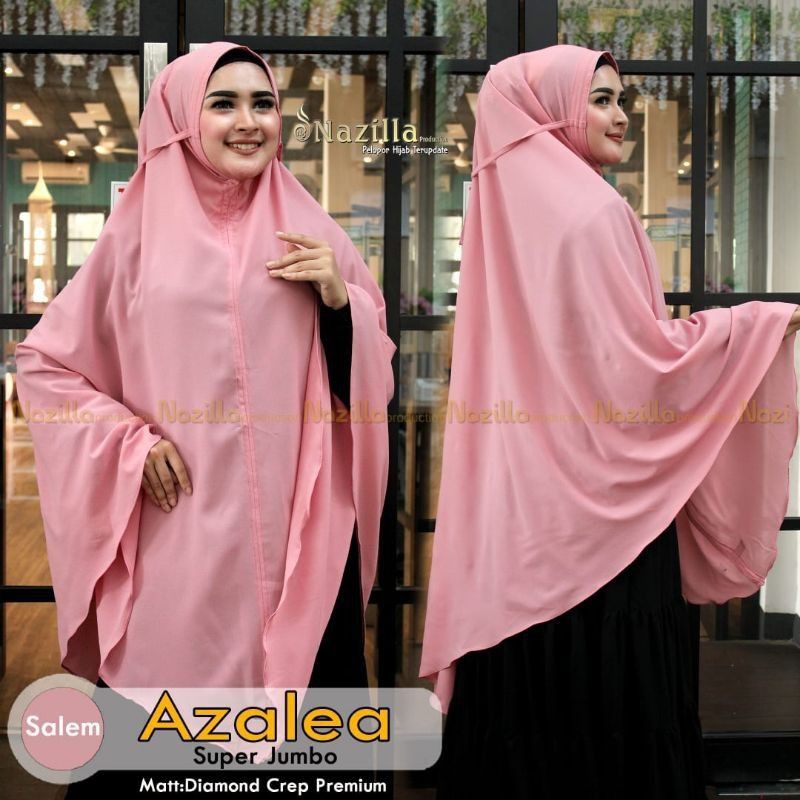 Jilbab Khimar instant Syari Azalea Super Jumbo Ori Nazilla