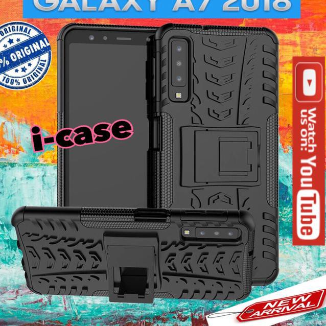 Samsung A7 2018 Case Armor Kick Stand - casing cover a7 2018
