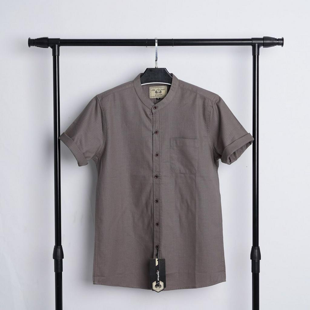 Kemeja Shanghai Baju Koko Kemeja Pria Kemeja Muslim Keren LEXHIN Atasan Pria Kemeja Polos Kemeja Dis