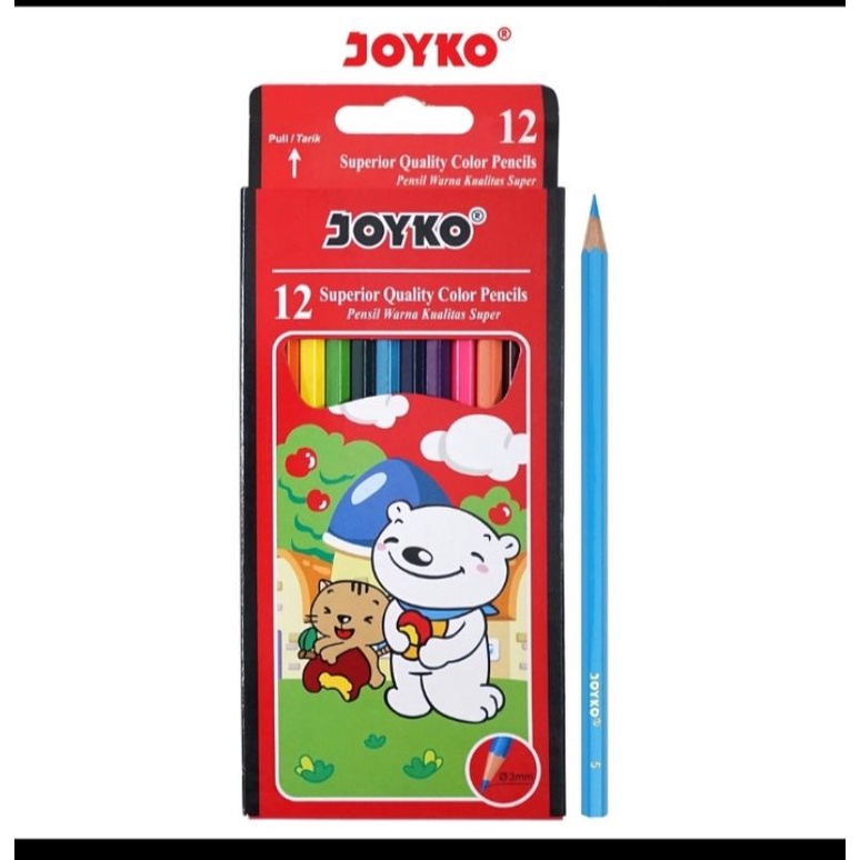

pensil warna joyko isi 12