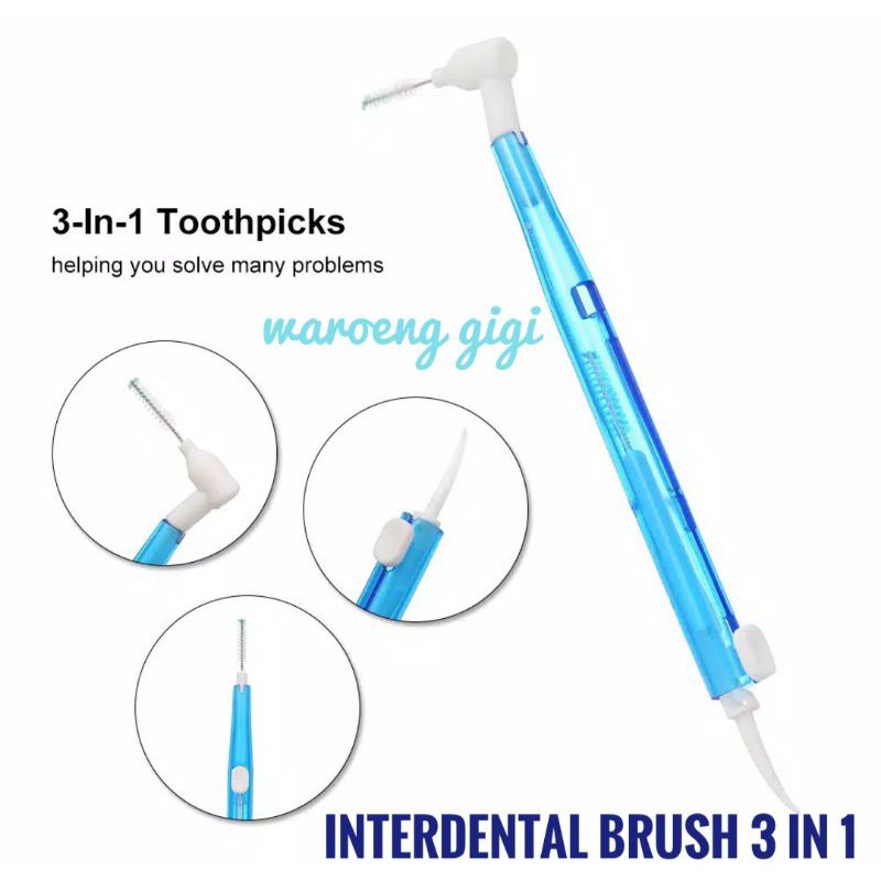 Interdental Brush 3 in 1 (Harga per pcs)