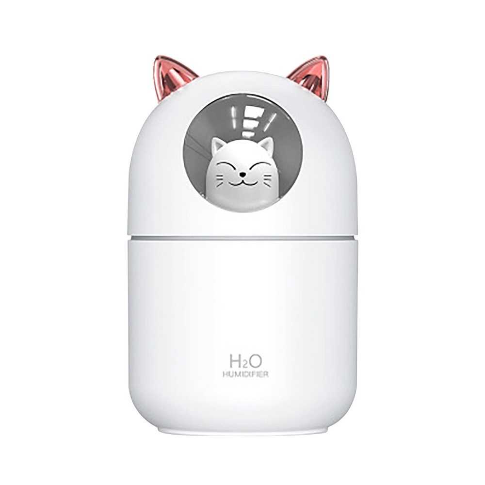 Air Humidifier Pelembab Udara Diffuser Cute Cat 300ml A205