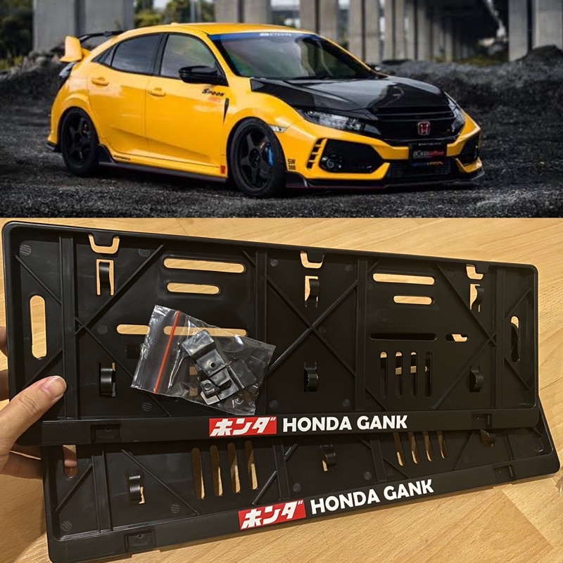 honda Gank Frame plat nomor Mobil