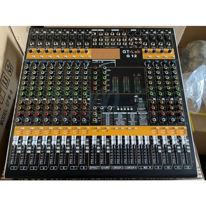 Mixer | Mixer Audio Gt Lab G12/Gt Lab G 12 12Ch By Rdw Original Berkualitas Terbaik