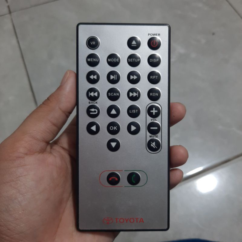REMOTE REMOT DVD TAPE MOBIL TOYOTA P5600-0KA0U ORIGINAL ASLI