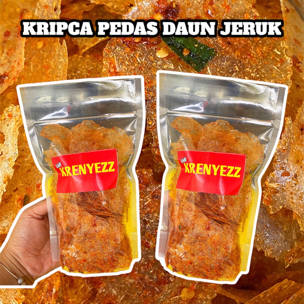 

KRIPCA PEDAS DAUN JERUK/ KERIPIK KACA / KERIPIK KACA PEDAS KRENYEZZ