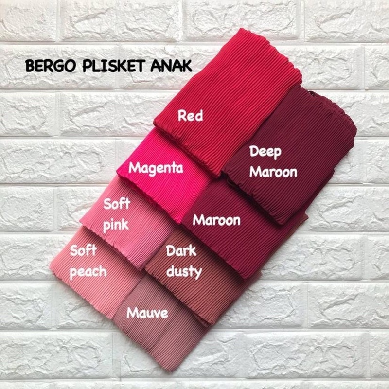 BERGO INSTAN PLISKET ANAK MURAH