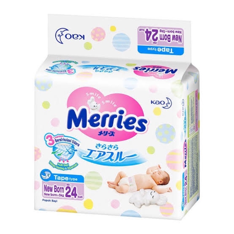 Merries Newborn 24, Small 24
