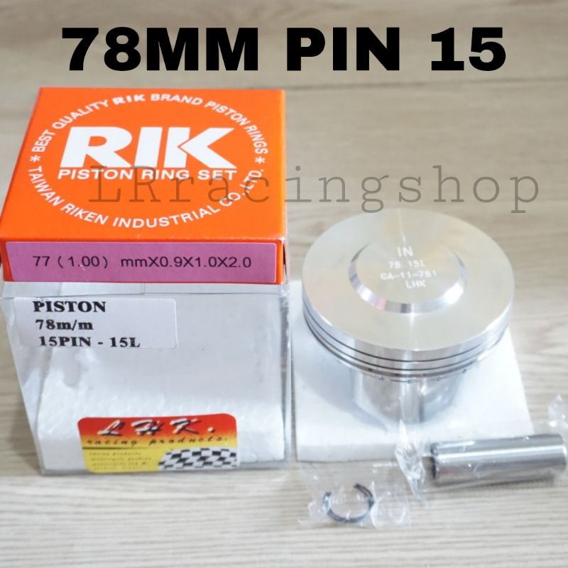 Piston LHK 78 78mm pen 15 set ring piston seher LHK thailand