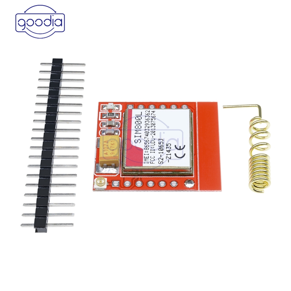 ✈【Fast/COD】✈Papan Modul Kartu Quad-Band SIM800L GSM GPRS SIM800L dengan Antena