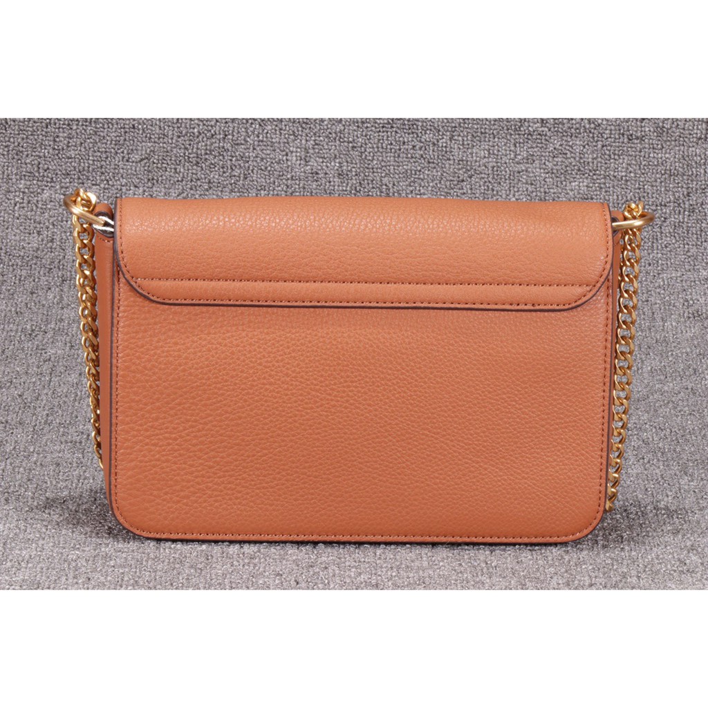 Ori TB litchi pattern head layer cowhide material ladies shoulder bag messenger bag chain bag