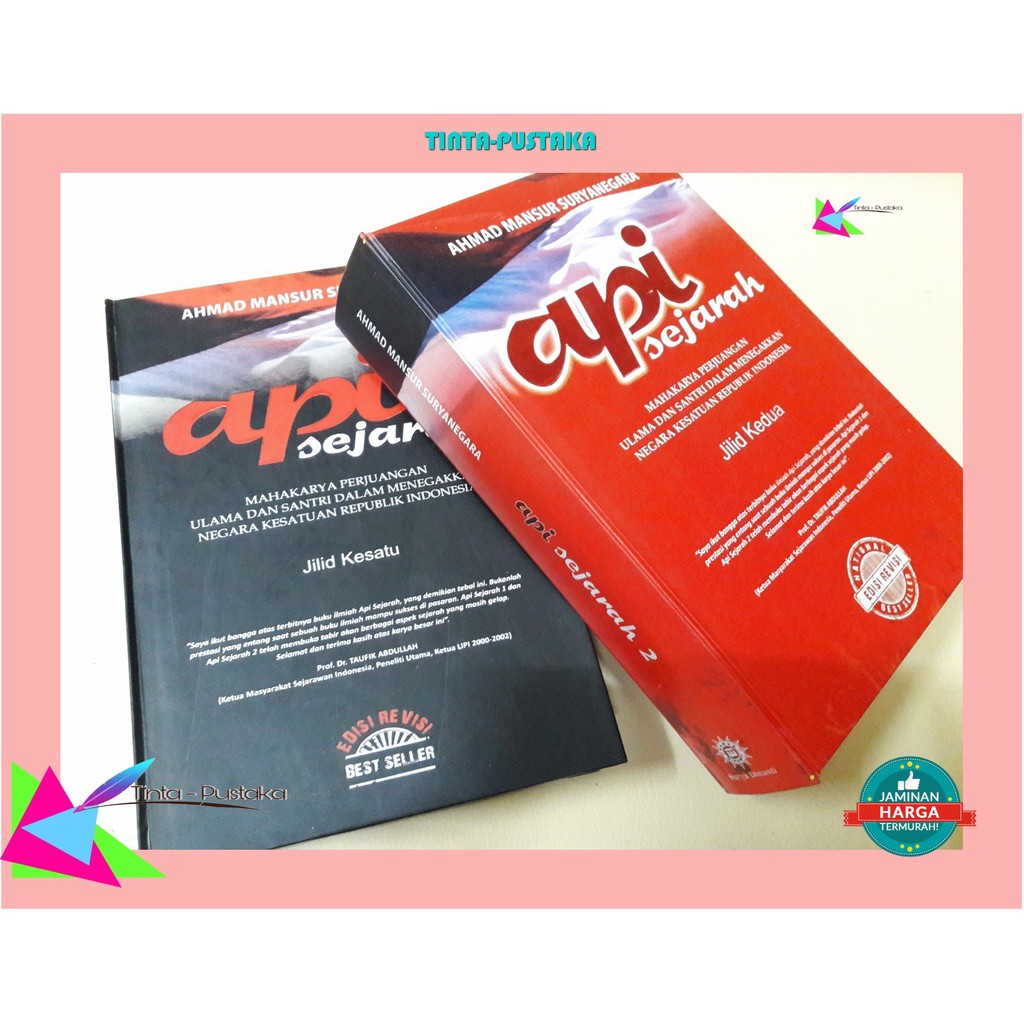 Satu Paket Api Sejarah Jilid 1 Jilid 2 Hard Cover Dan Soft Cover