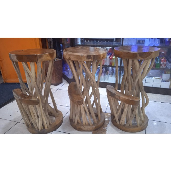 Bangku kayu jati /kursi tinggi /ruang tamu /ruang tunggu /antik