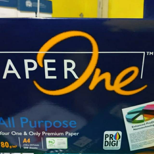 

Kertas paper one 80gr A4 1rim