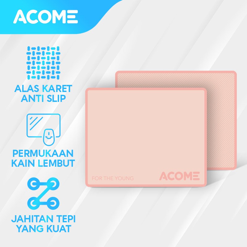 ACOME Fashion Mouse Pad Alas Karet Anti Slip AMP01