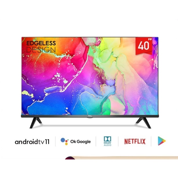 ANDROID LED TV 40 INCH TCL 40A7 - FRAMELESS - ANDROID 11.0