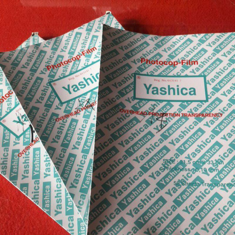 

PLASTIK YASHICA KERTAS TRANSPARANCY FILM STEMPEL