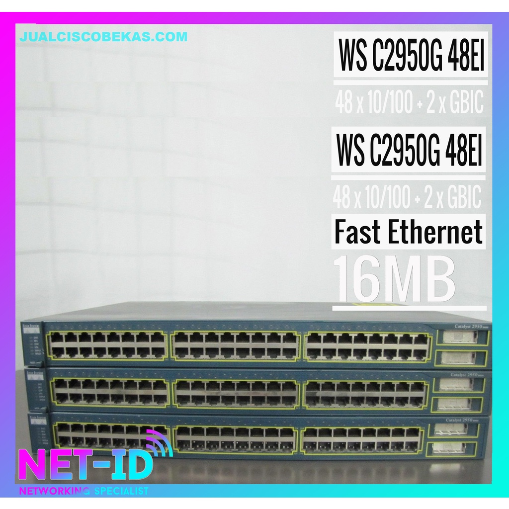 Cisco WS C2950G 48 EI Bergaransi