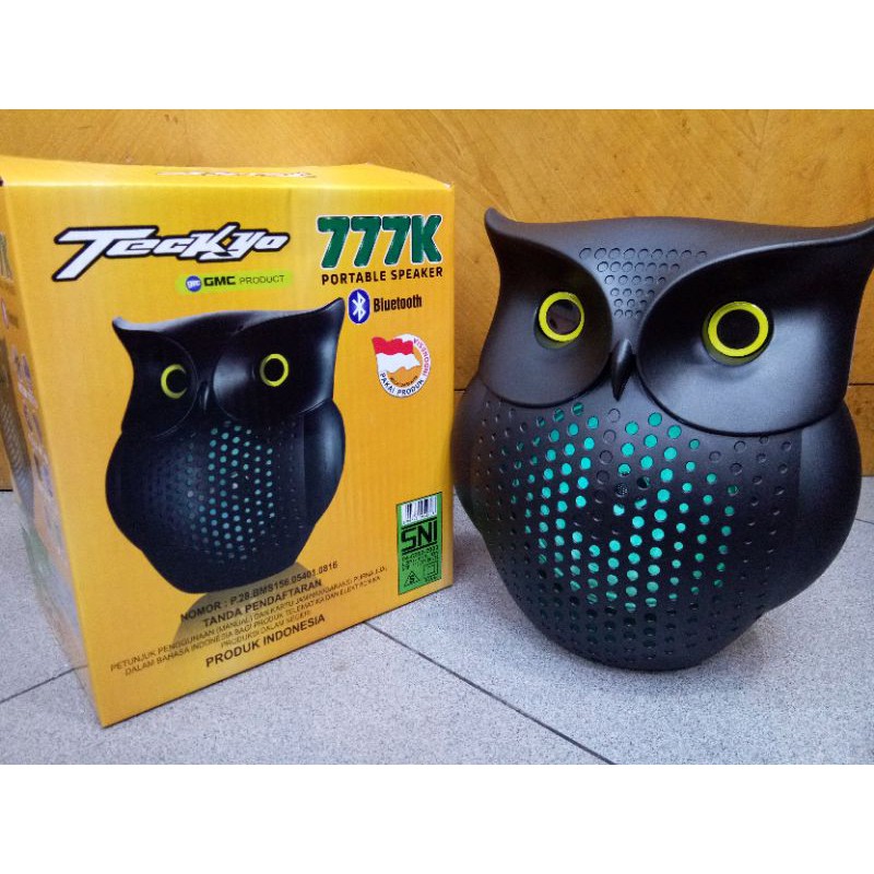 Speaker Portable Teckyo 777K Burung Hantu Wireless Bluetooth