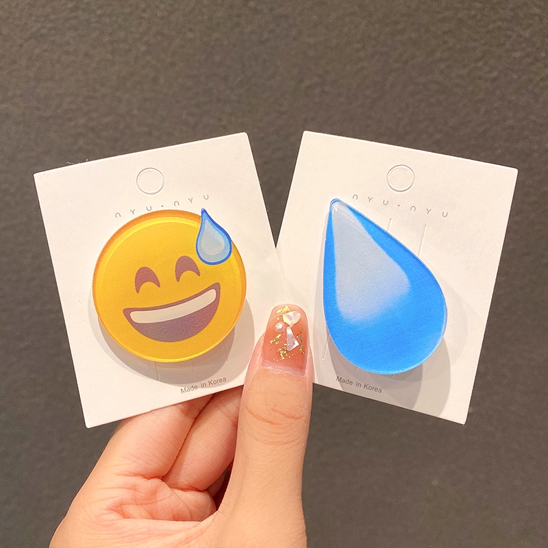 EMOJI HAIR CLIP JEPIT RAMBUT KOREA IMPOR LUCU AKSESORIS FASHION