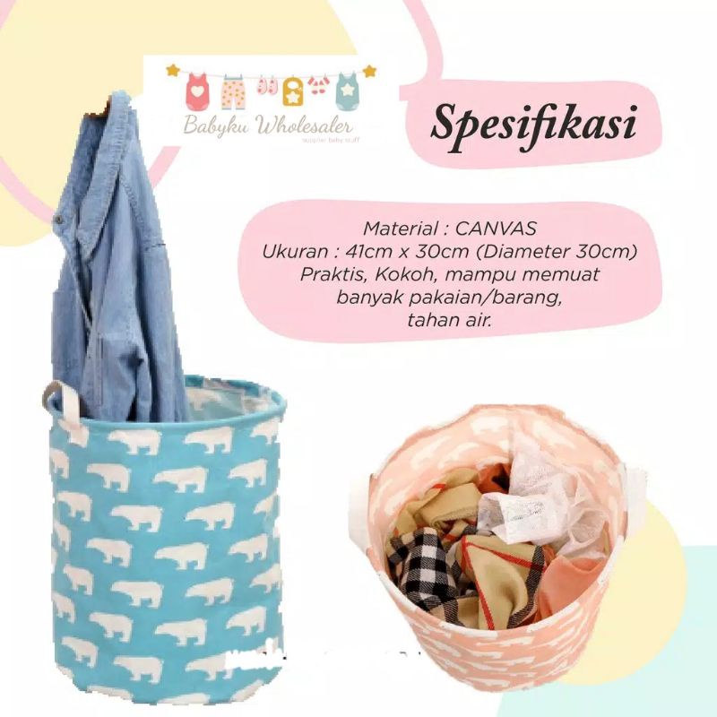 Keranjang baju kotor laundry bag / Cloth bag