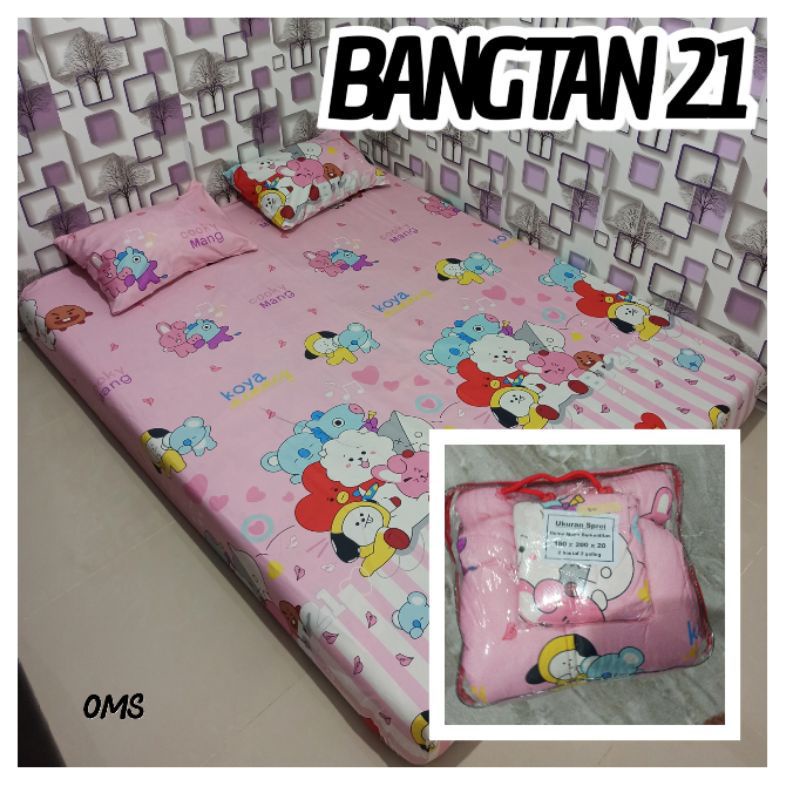 Set Bed Cover BTS/BT21