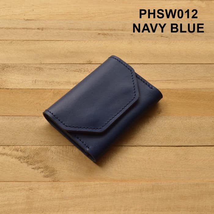 dompet kartu warna biru navy